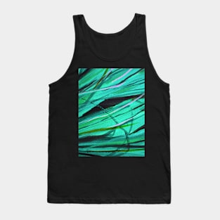 Abstract Grass 1 Digitally Enhanced 5 Tank Top